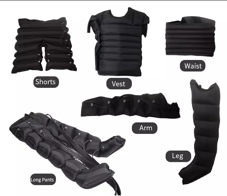 Accessories and uses for air compression recovery boots